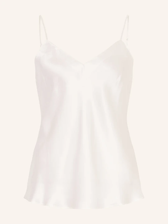 Zdjęcie produktu Simone Pérèle Top Od Piżamy Love Me Z Jedwabiu beige BIAŁY