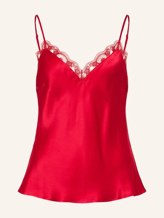 Zdjęcie produktu Simone Pérèle Top Od Piżamy Love Me Z Jedwabiu rot CZERWONY