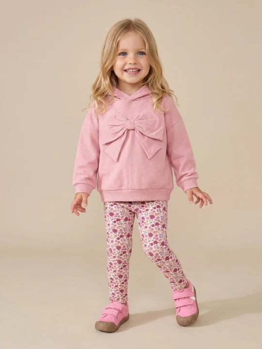 Zdjęcie produktu Sinsay - Bawełniana bluza hoodie z ozdobną kokardą - różowy