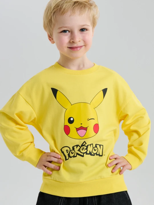 Zdjęcie produktu Sinsay - Bawełniana bluza Pokémon - żółty