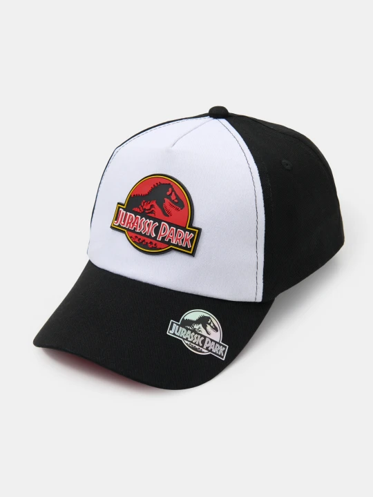 Zdjęcie produktu Sinsay - Bawełniana czapka z daszkiem Jurassic Park - wielobarwny