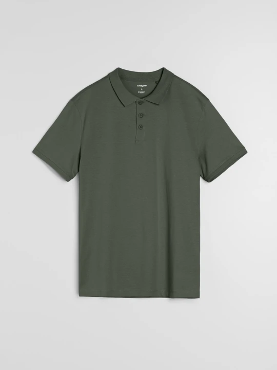 Zdjęcie produktu Sinsay - Bawełniana koszulka polo - zielony