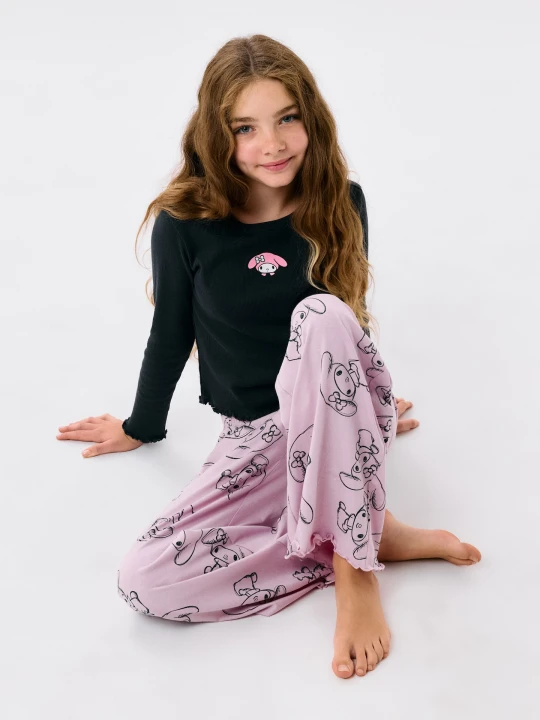 Zdjęcie produktu Sinsay - Bawełniana piżama dwuczęściowa My Melody - kremowy