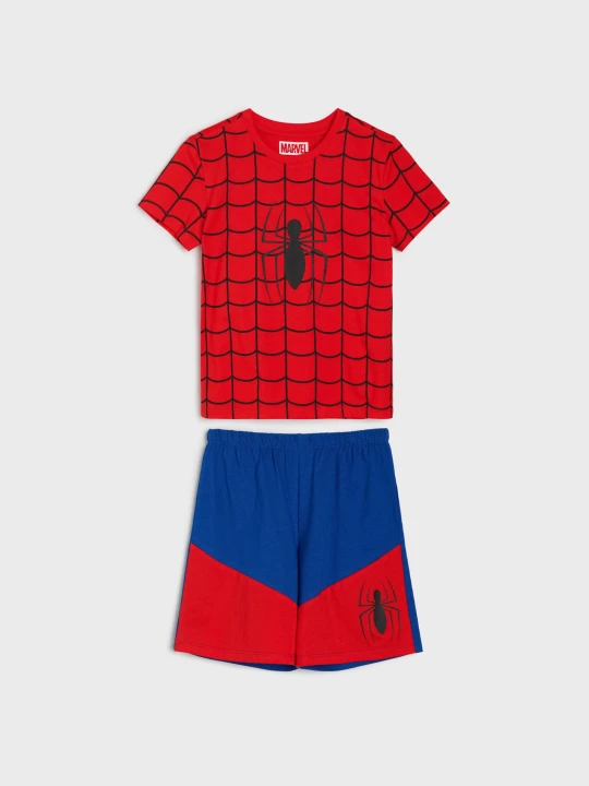 Zdjęcie produktu Sinsay - Bawełniana piżama dwuczęściowa Spider-Man - czerwony