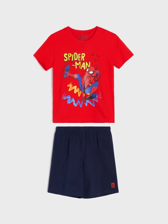 Zdjęcie produktu Sinsay - Bawełniana piżama dwuczęściowa Spider-Man - czerwony