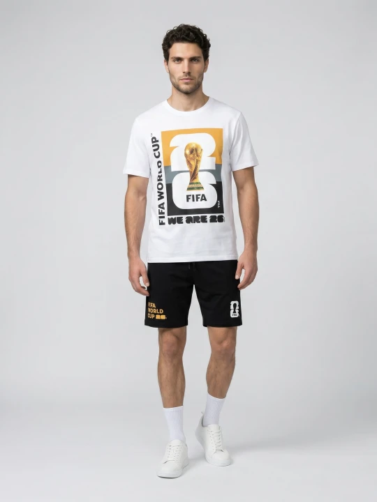 Zdjęcie produktu Sinsay - Bawełniana piżama dwuczęściowa z nadrukiem FIFA World Cup - wielobarwny