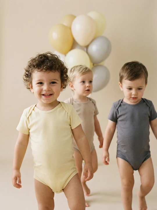 Zdjęcie produktu Sinsay - Bawełniane body 3 pack - kremowy