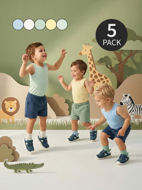 Zdjęcie produktu Sinsay - Bawełniane body na ramiączkach 5 pack - szary