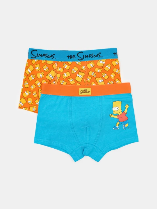 Zdjęcie produktu Sinsay - Bawełniane bokserki 2 pack The Simpsons - pomarańczowy