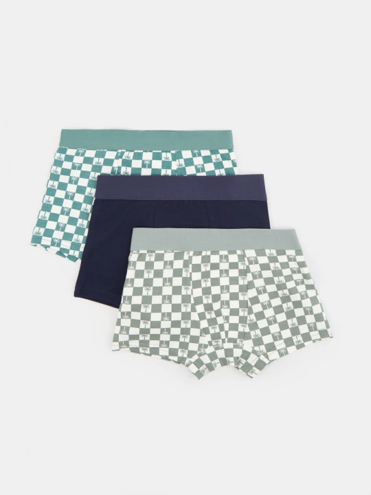 Zdjęcie produktu Sinsay - Bawełniane bokserki 3 pack - wielobarwny