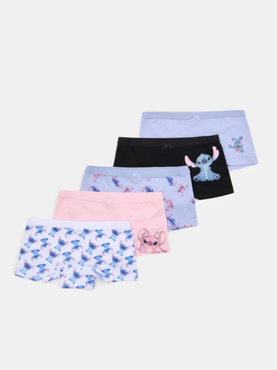 Zdjęcie produktu Sinsay - Bawełniane bokserki 5 pack Stitch - fioletowy