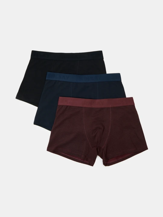 Zdjęcie produktu Sinsay - Bawełniane bokserki classic 3 pack - wielobarwny