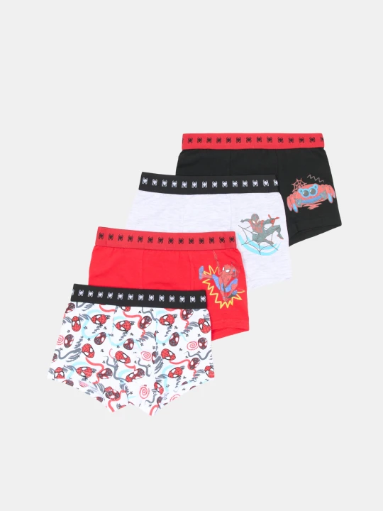 Zdjęcie produktu Sinsay - Bawełniane bokserki Spider-Man 4 pack - wielobarwny