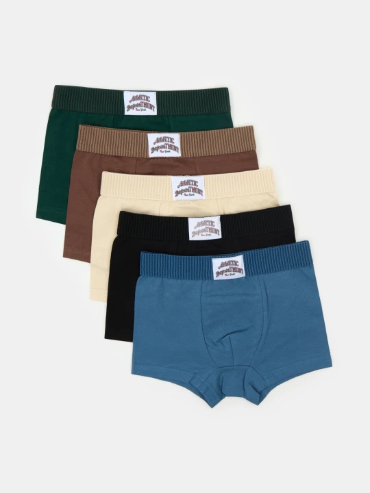 Zdjęcie produktu Sinsay - Bawełniane bokserki z naszywką 5 pack - wielobarwny