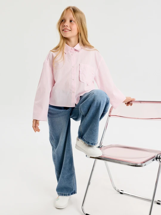Zdjęcie produktu Sinsay - Bawełniane jeansy relaxed tapered z efektem sprania - niebieski