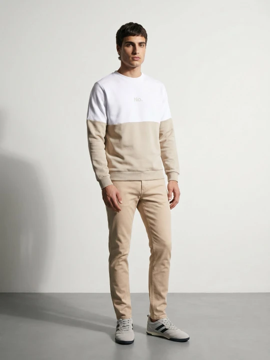 Zdjęcie produktu Sinsay - Bawełniane jeansy slim fit - zielony