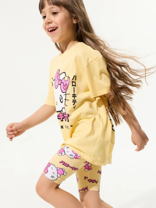Zdjęcie produktu Sinsay - Bawełniane kolarki z nadrukiem 2 pack Hello Kitty - wielobarwny