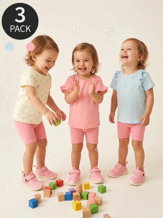 Zdjęcie produktu Sinsay - Bawełniane koszulki 3 pack - kremowy