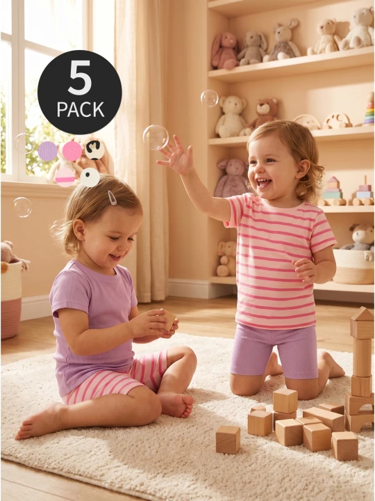 Zdjęcie produktu Sinsay - Bawełniane koszulki 5 pack - kremowy