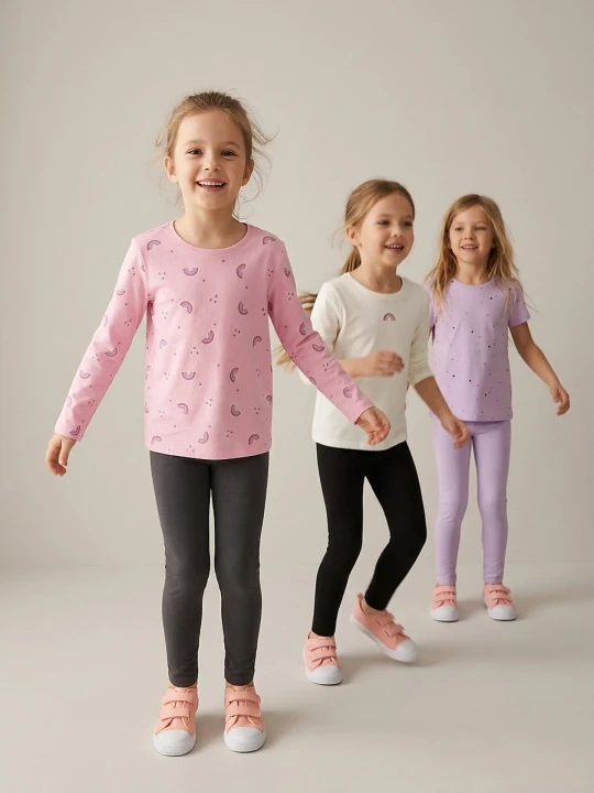 Zdjęcie produktu Sinsay - Bawełniane koszulki z długim rękawem i motywem tęczy 5 pack - wielobarwny