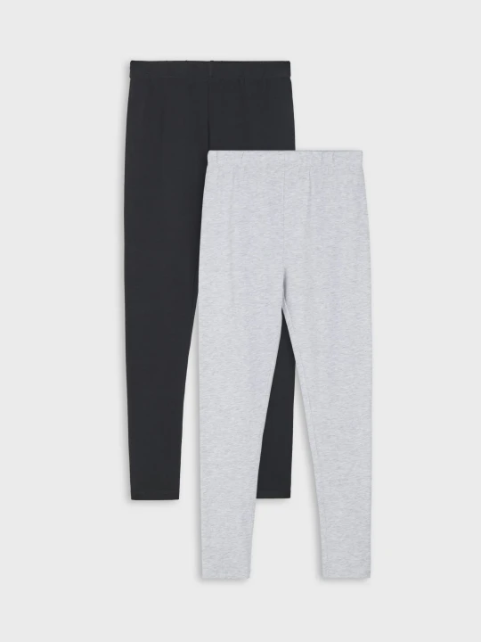Zdjęcie produktu Sinsay - Bawełniane legginsy 2 pack - wielobarwny
