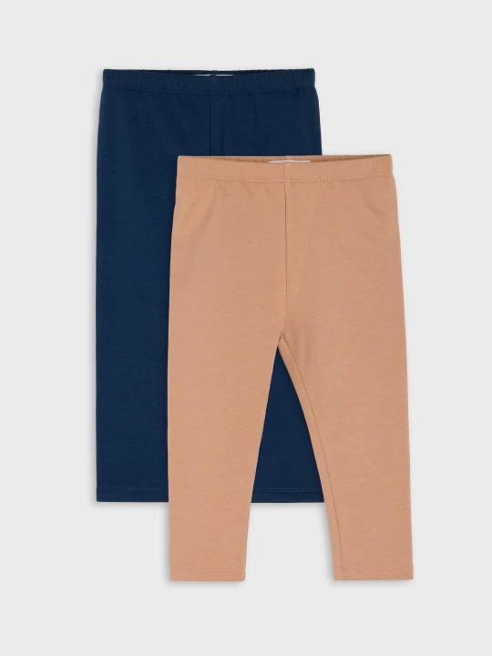 Zdjęcie produktu Sinsay - Bawełniane legginsy 2 pack - wielobarwny