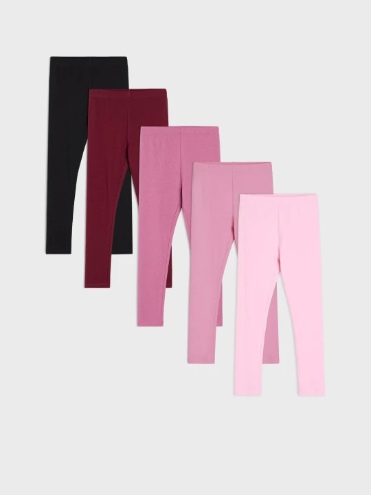 Zdjęcie produktu Sinsay - Bawełniane legginsy 5 pack - wielobarwny