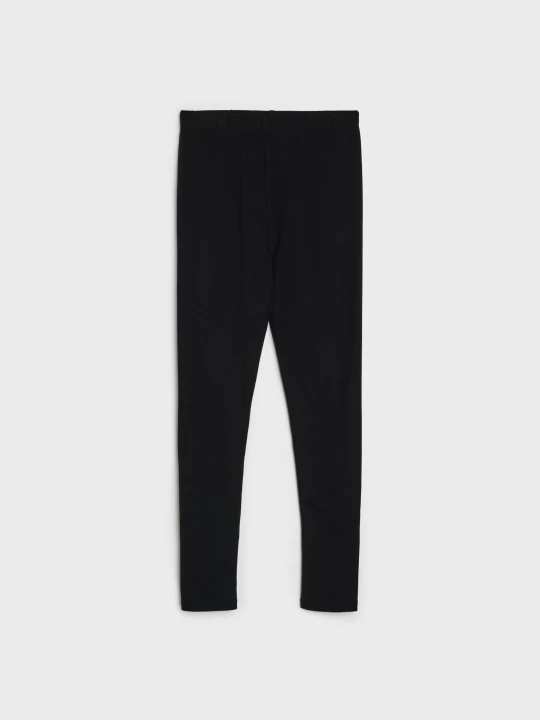 Zdjęcie produktu Sinsay - Bawełniane legginsy - czarny