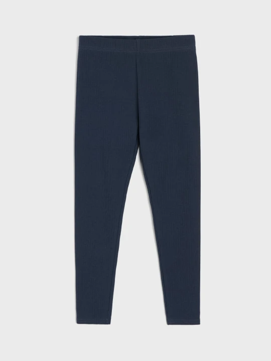 Zdjęcie produktu Sinsay - Bawełniane legginsy - granatowy