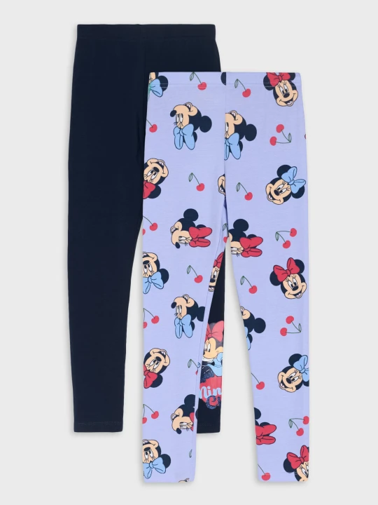 Zdjęcie produktu Sinsay - Bawełniane legginsy Minnie Mouse - granatowy