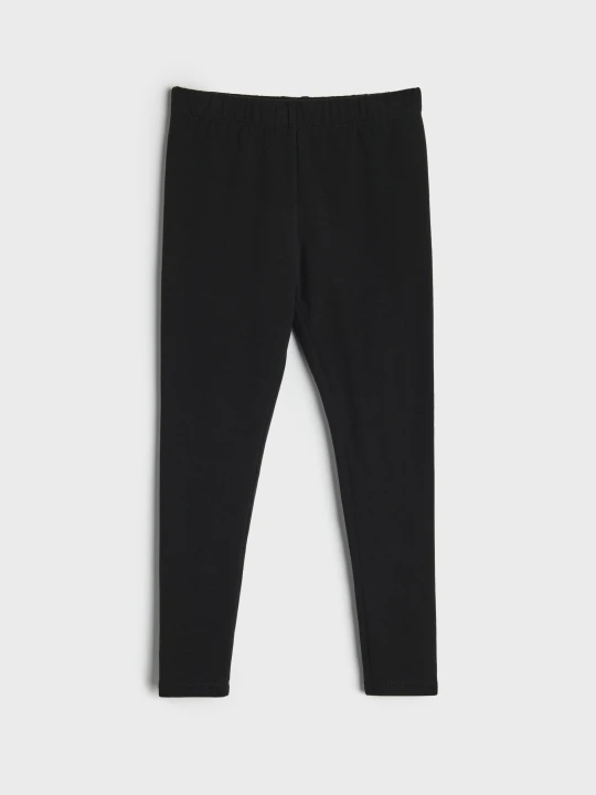 Zdjęcie produktu Sinsay - Bawełniane legginsy z ociepleniem - czarny