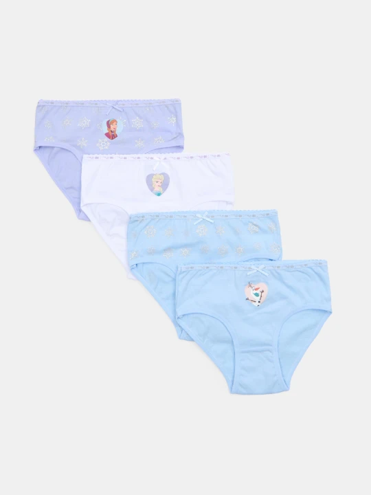 Zdjęcie produktu Sinsay - Bawełniane majtki 4 pack Frozen - wielobarwny