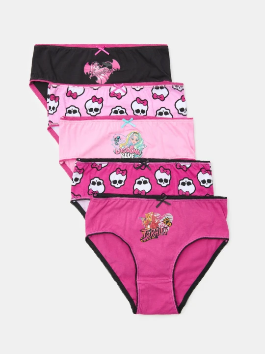 Zdjęcie produktu Sinsay - Bawełniane majtki 5 pack Monster High - różowy