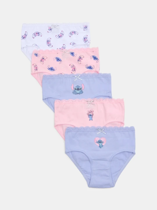 Zdjęcie produktu Sinsay - Bawełniane majtki 5 pack Stitch - wielobarwny