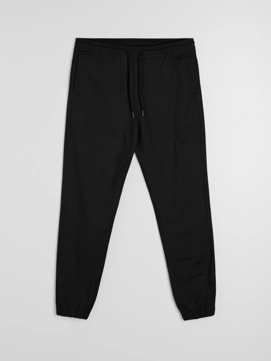 Zdjęcie produktu Sinsay - Bawełniane spodnie jogger - czarny