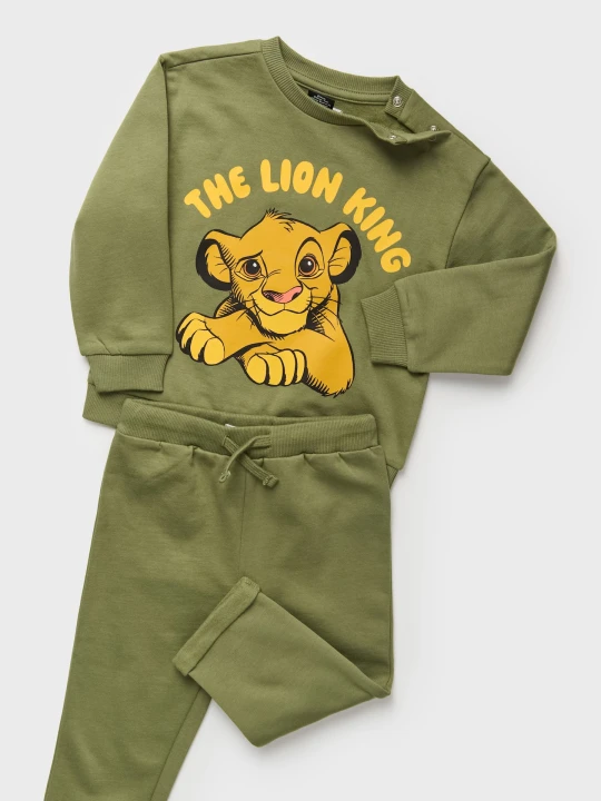 Zdjęcie produktu Sinsay - Bawełniany komplet dresowy The Lion King - khaki