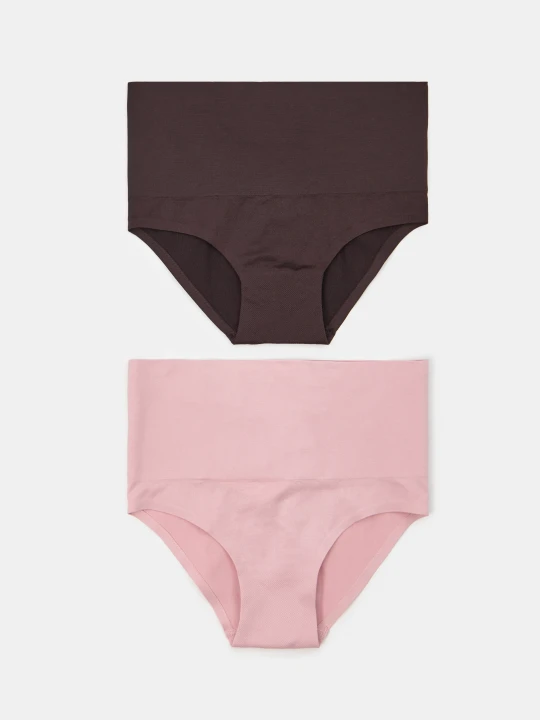 Zdjęcie produktu Sinsay - Bezszwowe figi modelujące z wysokim stanem 2 pack - wielobarwny