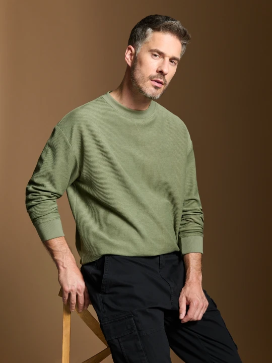 Zdjęcie produktu Sinsay - Bluza basic - zielony