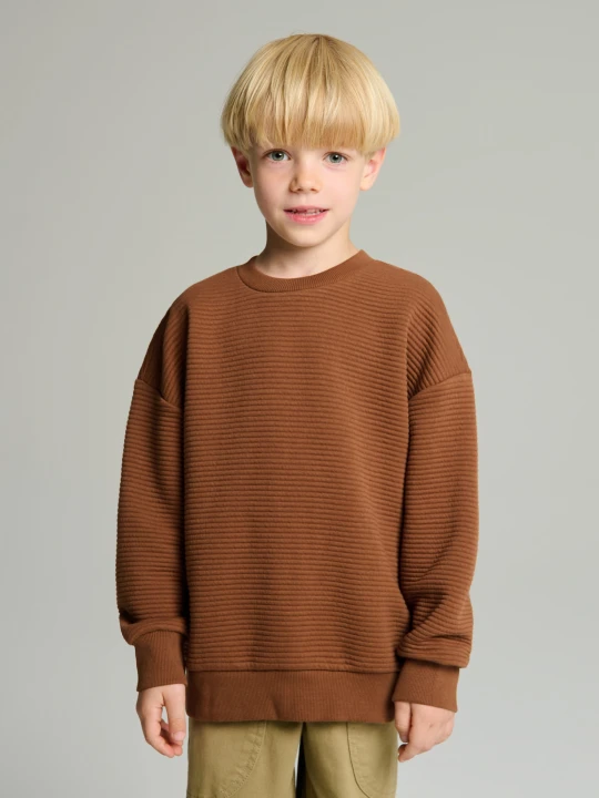 Zdjęcie produktu Sinsay - Bluza crewneck - brązowy