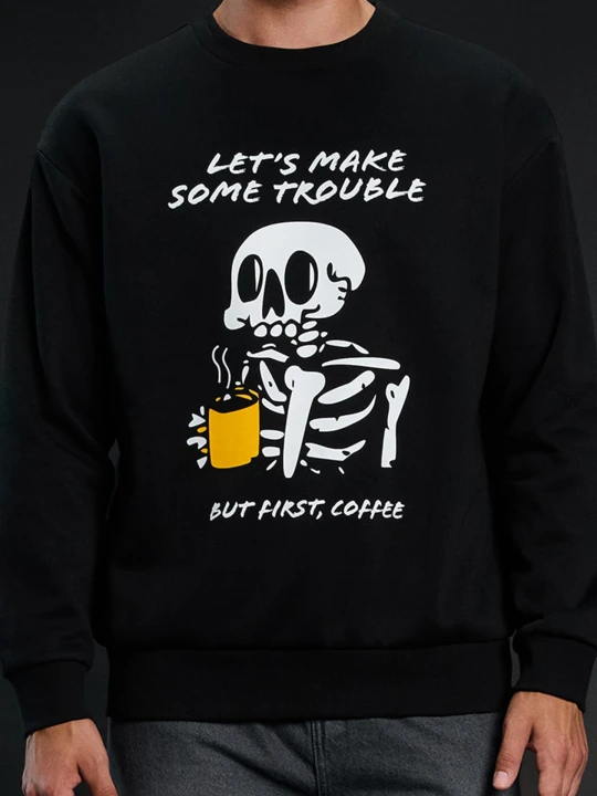 Zdjęcie produktu Sinsay - Bluza crewneck na Halloween - czarny