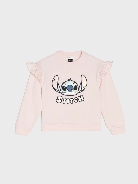 Zdjęcie produktu Sinsay - Bluza crewneck Stitch - różowy
