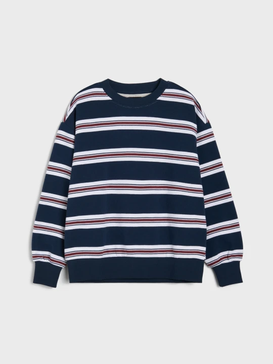 Zdjęcie produktu Sinsay - Bluza crewneck w paski - wielobarwny