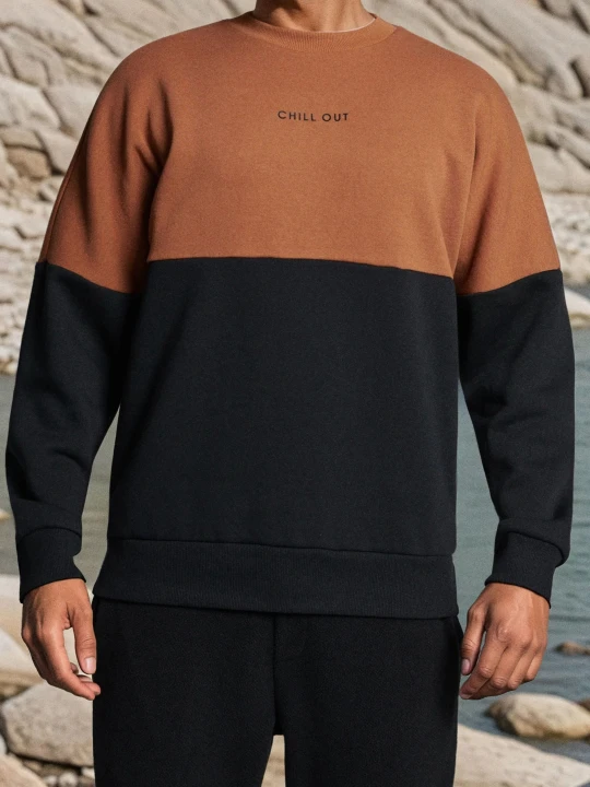 Zdjęcie produktu Sinsay - Bluza crewneck z bawełną - czarny