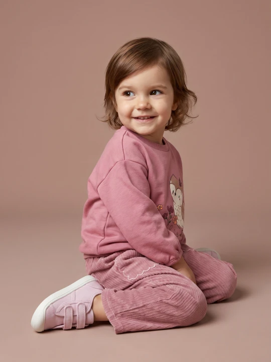Zdjęcie produktu Sinsay - Bluza crewneck z nadrukiem - różowy