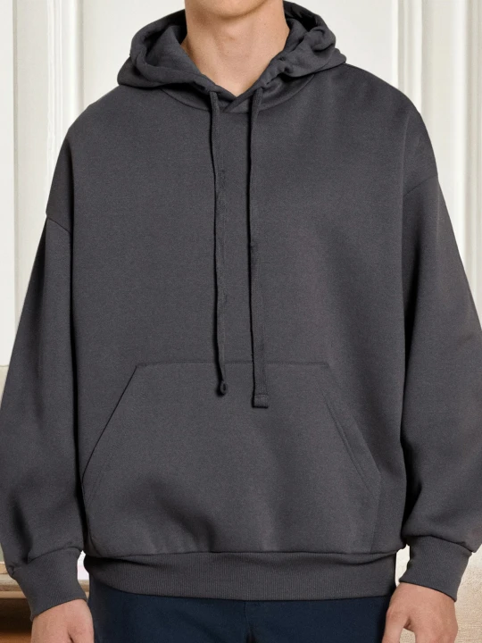 Zdjęcie produktu Sinsay - Bluza hoodie comfort fit - szary