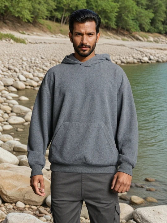 Zdjęcie produktu Sinsay - Bluza hoodie - szary