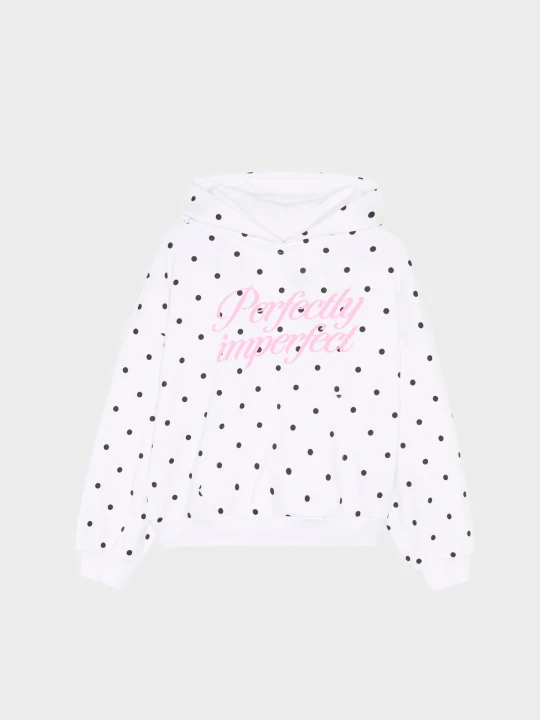 Zdjęcie produktu Sinsay - Bluza oversize z bawełną i nadrukiem - biały
