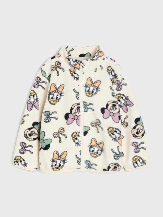 Zdjęcie produktu Sinsay - Bluza polarowa Minnie and Daisy - kremowy