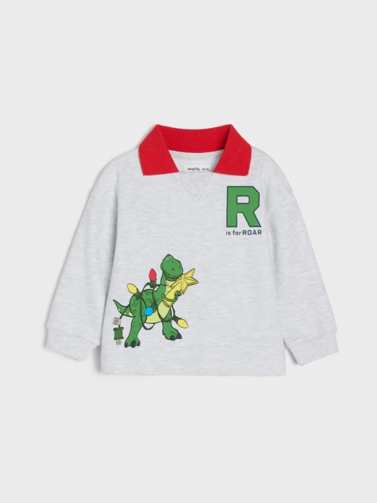 Zdjęcie produktu Sinsay - Bluza polo z nadrukiem Toy Story - szary