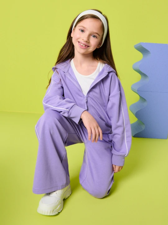 Zdjęcie produktu Sinsay - Bluza sportowa z domieszką wiskozy Active - fioletowy